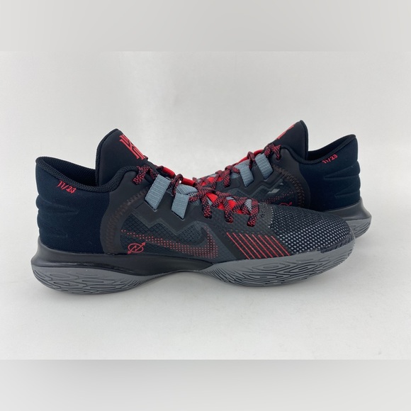 Nike Flytrap 5 Bred Men's Basketball Shoes Sneakers Black Red CZ4100 003 - Picture 7 of 11